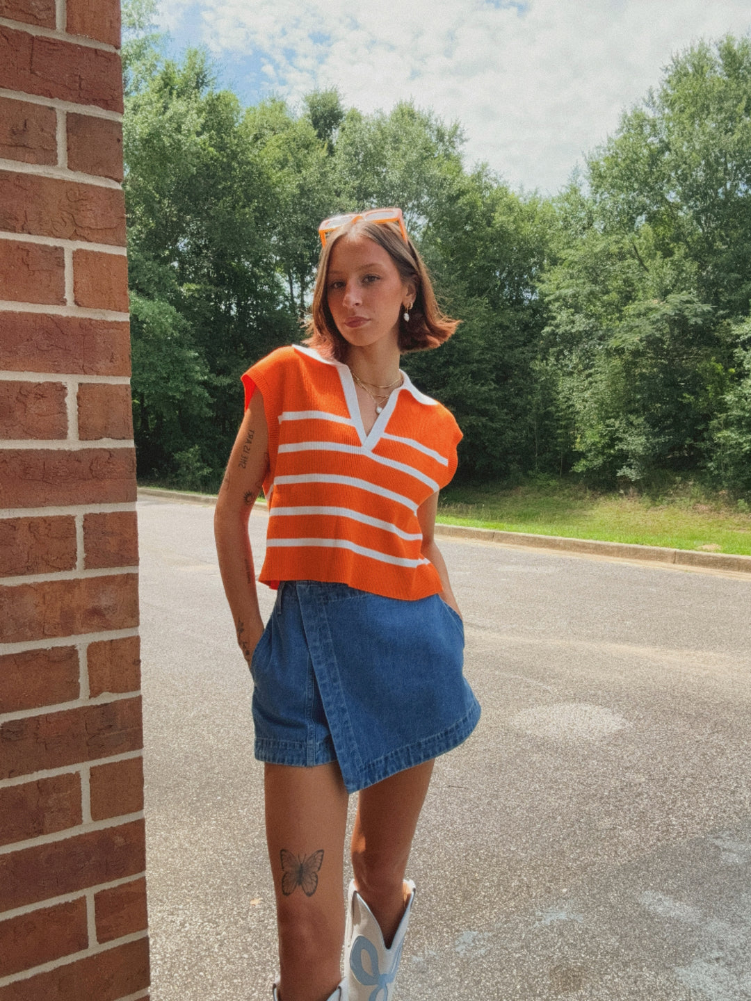 Tyler Denim Skort
