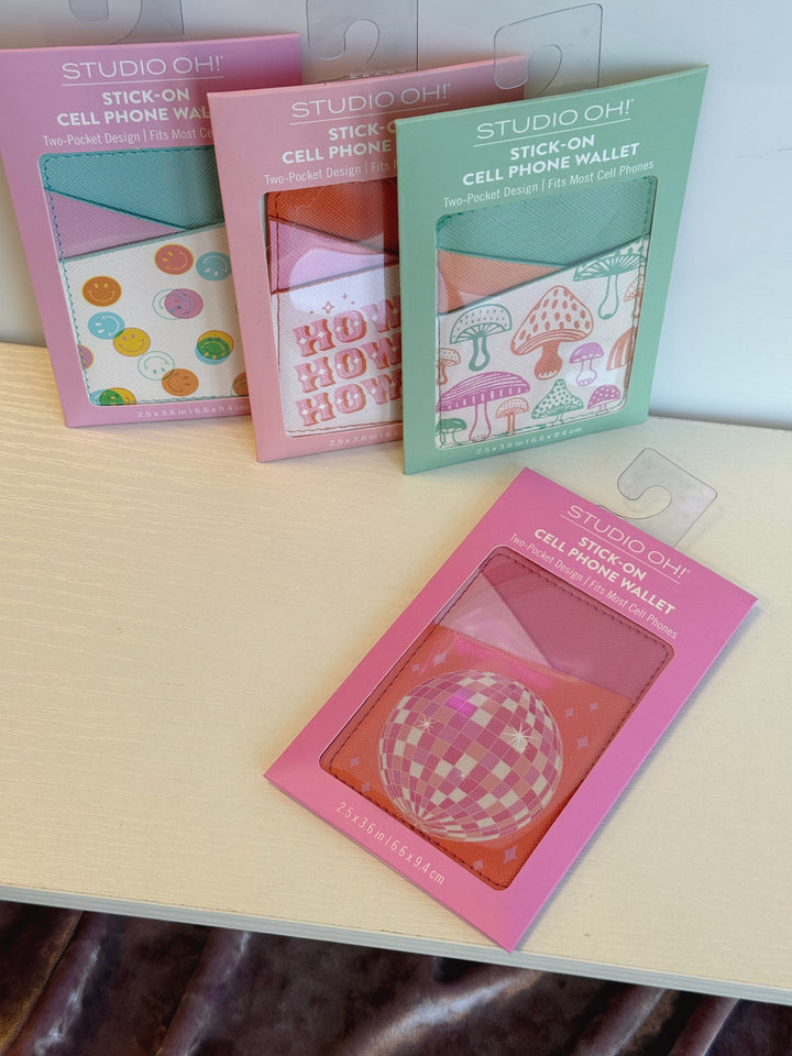 Dancing Queen Stick-On Cell Phone Wallet