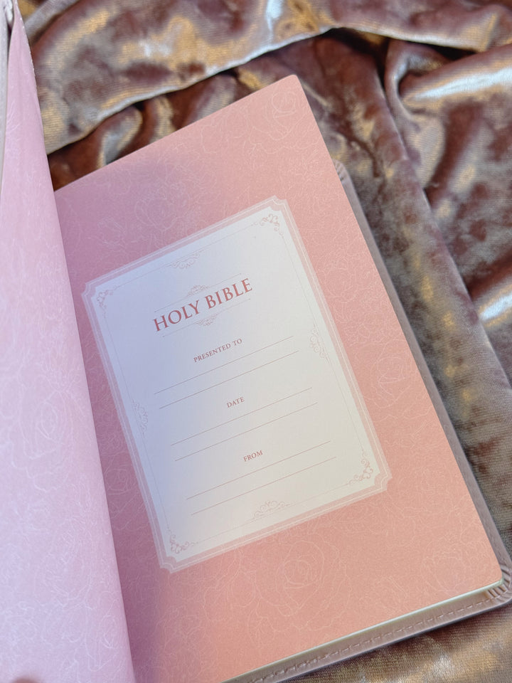 KJV Bible Compact LP Faux Leather, Pink