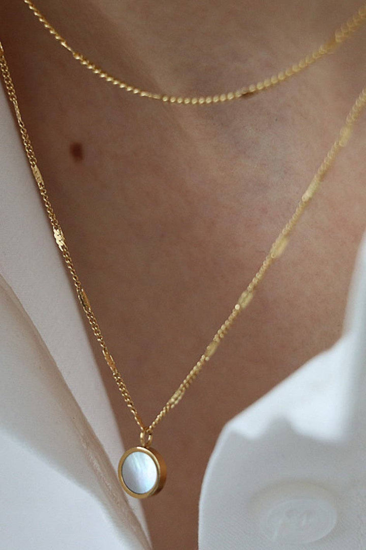 18K Gold Plated Pendent Chain Necklace