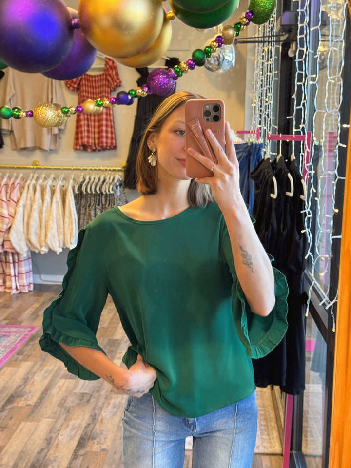 Jazmin Quarter Sleeve Blouse