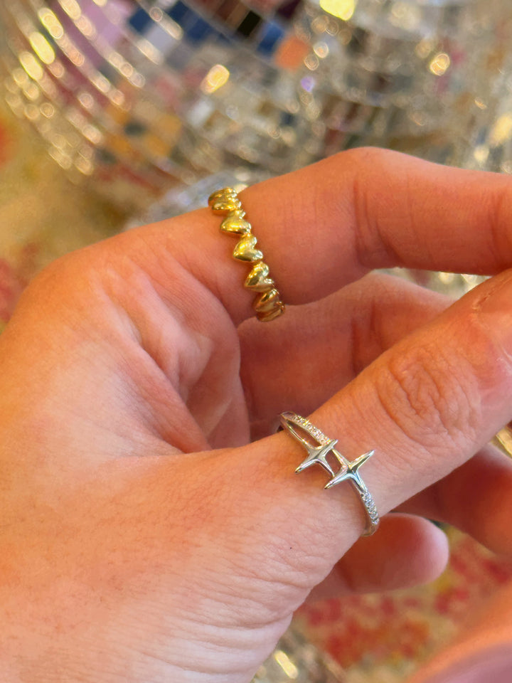 Star Stacking Band Ring