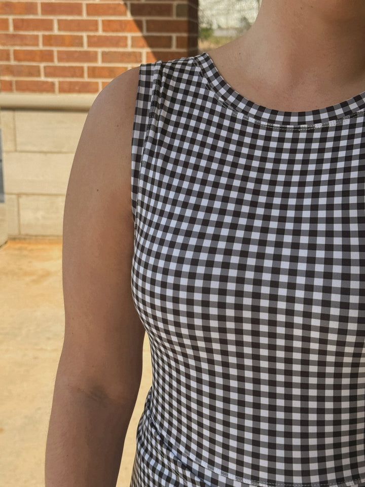 Gracie Gingham Wrap Dress