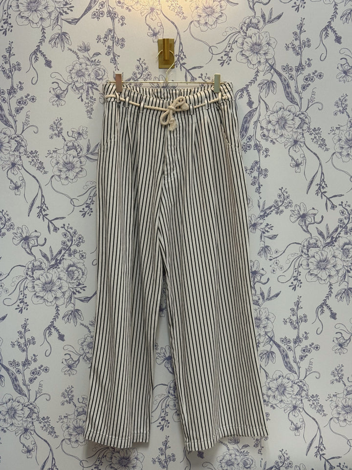 Maple Striped Wide Leg Pants