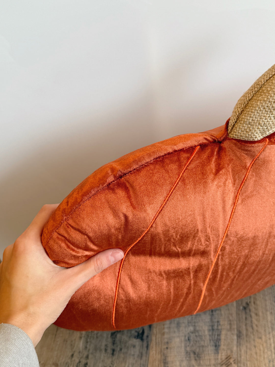 Velvet Pumpkin Pillow