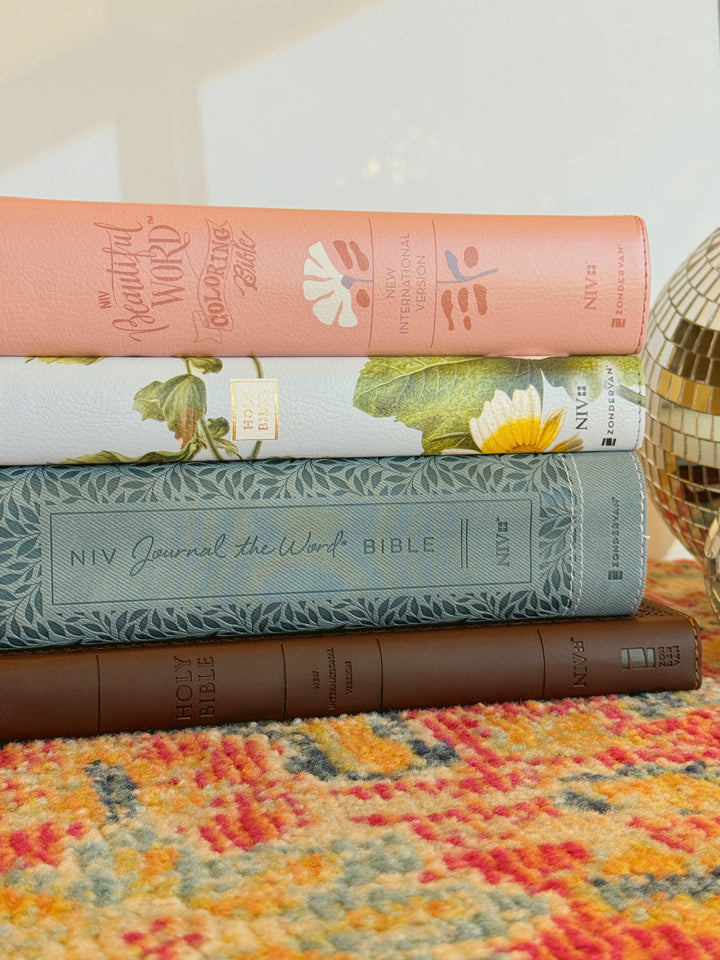 NIV Bible Large Print- Leathersoft Teal