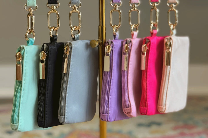 Poppy Wristlet Keychain Wallet