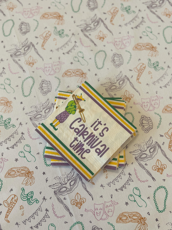 It's Carnival Time Cocktail Napkins