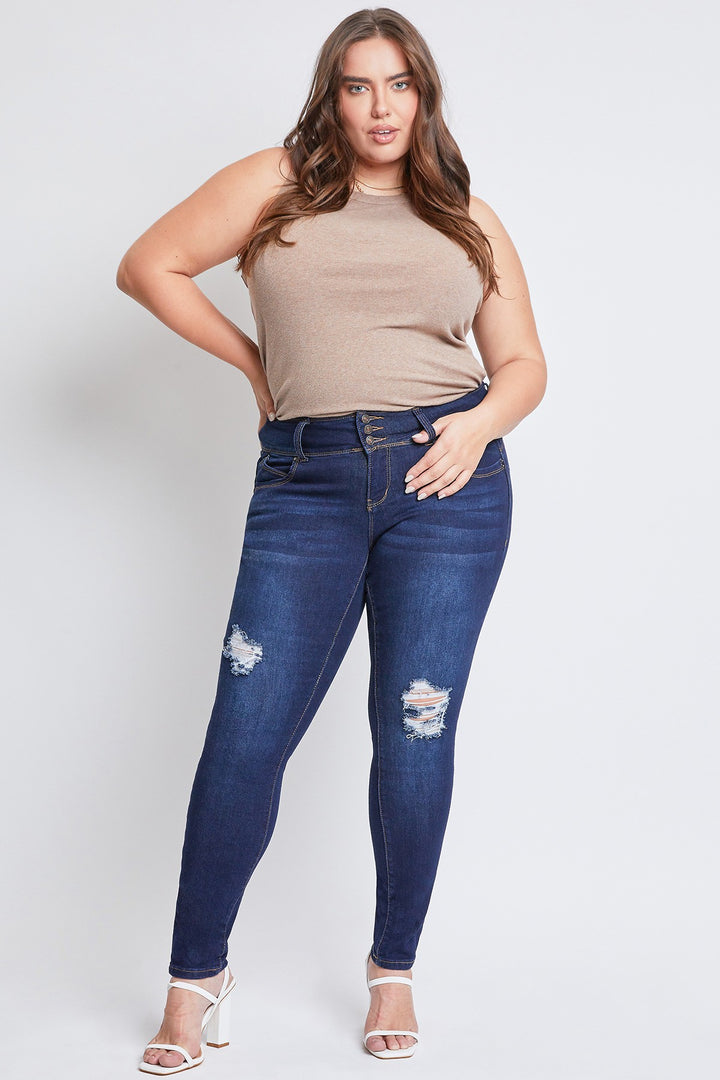 Plus - Mid-Rise Skinny Jean