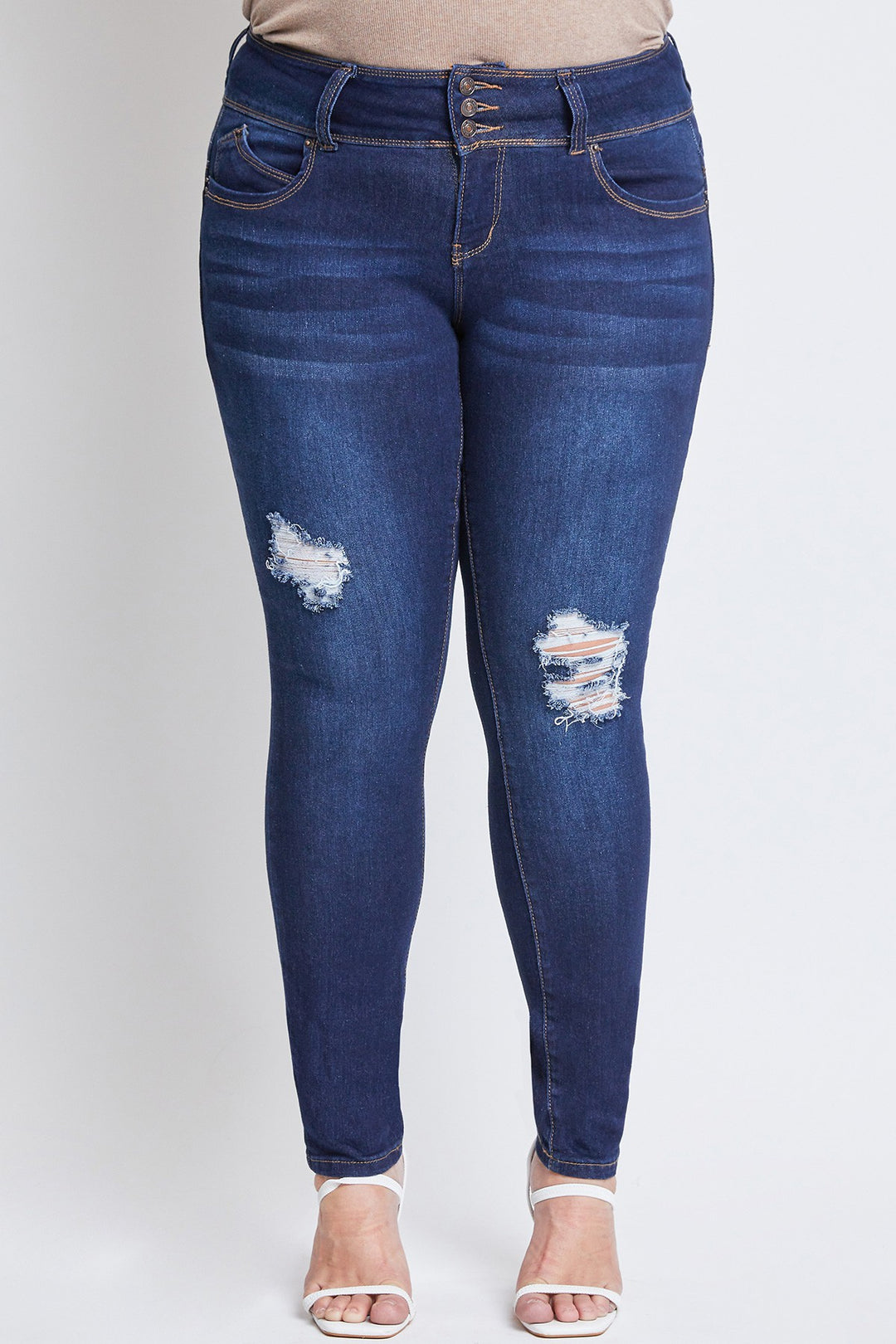 Plus - Mid-Rise Skinny Jean