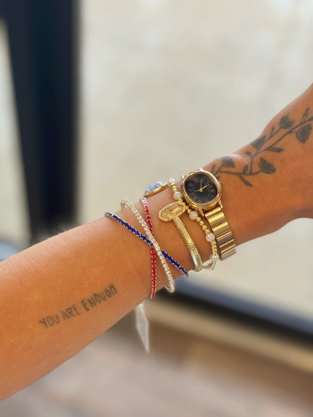 RED WHITE & BLUE BRACELETS