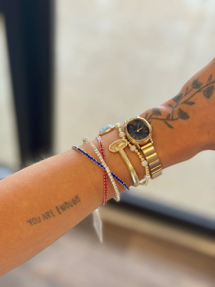 RED WHITE & BLUE BRACELETS