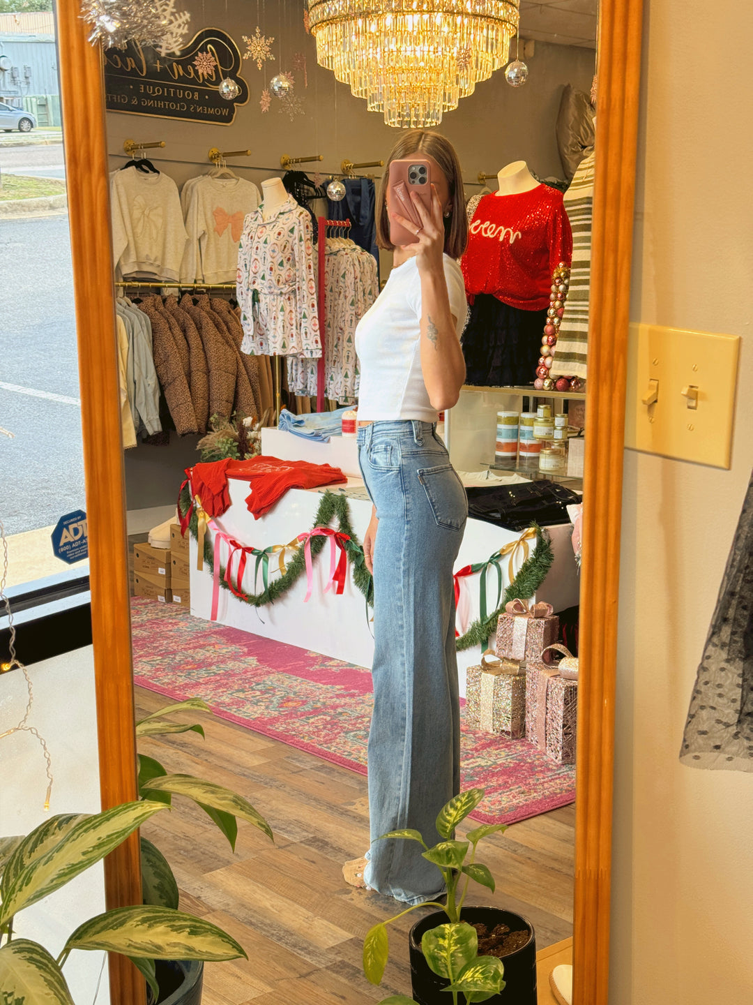 WIDE LEG - Rigid with Comfort Stretch