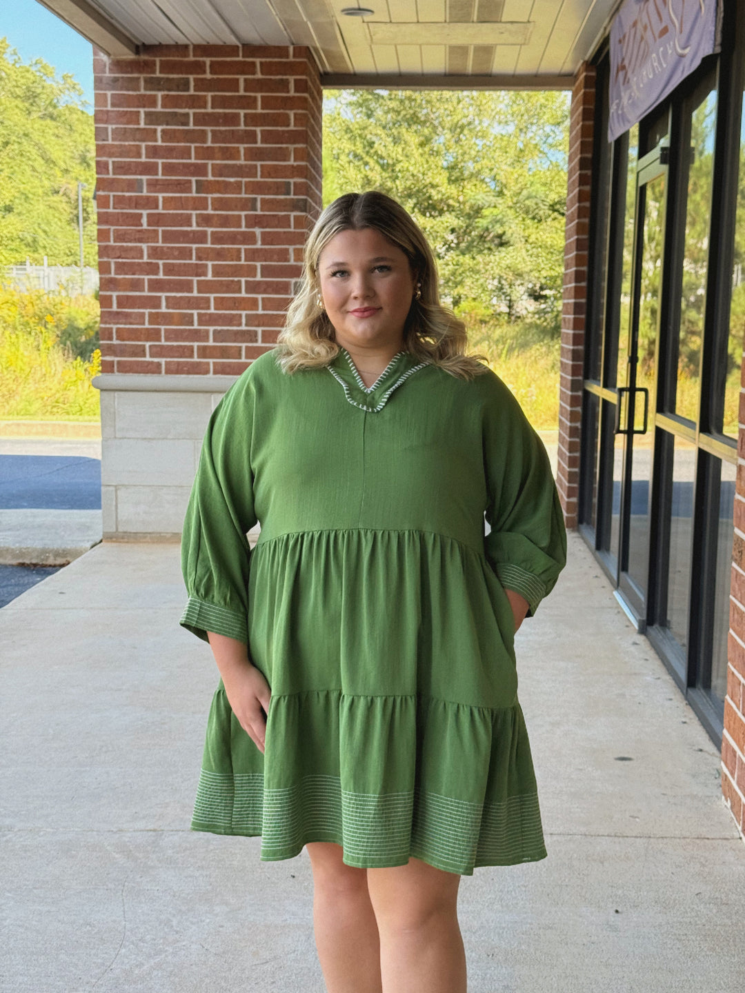 Azalea Quarter Sleeve Dress