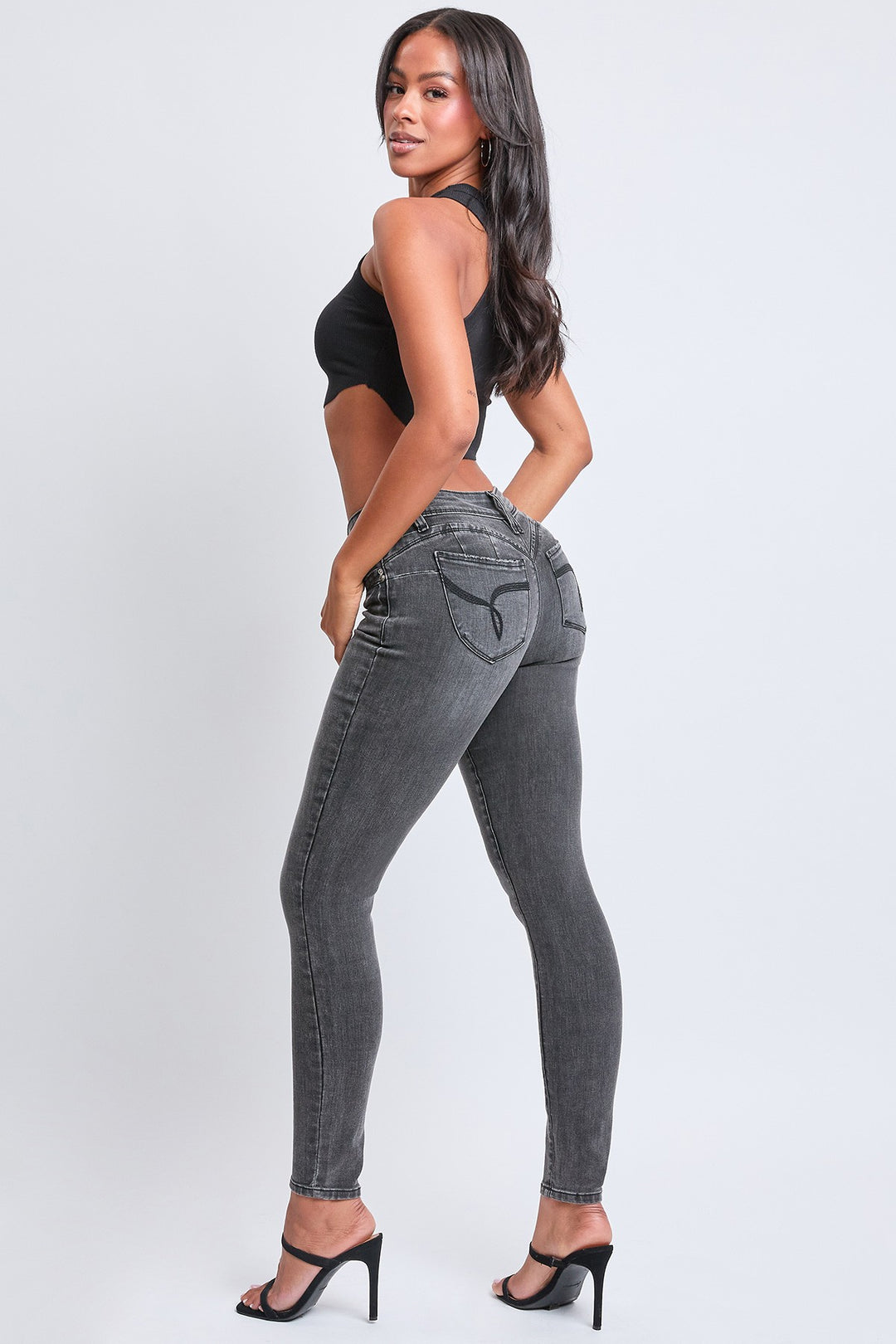 YMI Mid Rise Skinny Jeans