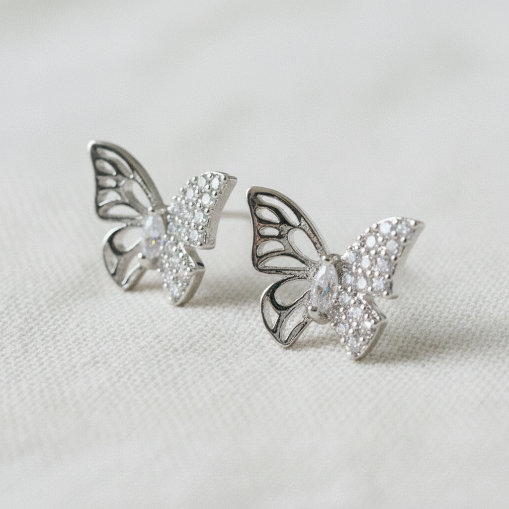 Butterfly Stud Earrings