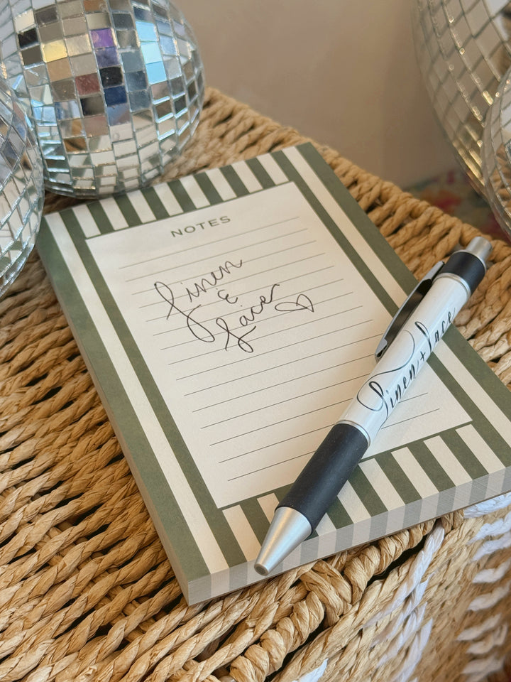 Striped Notepad
