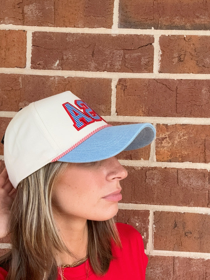 USA Gingham Hat