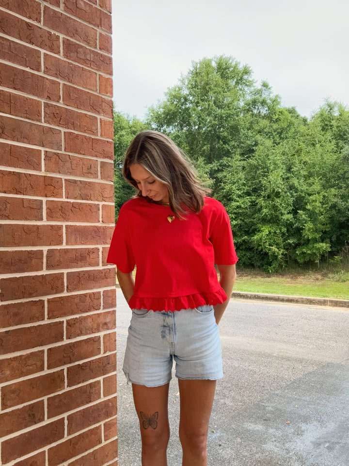 Lilly Eyelet Top