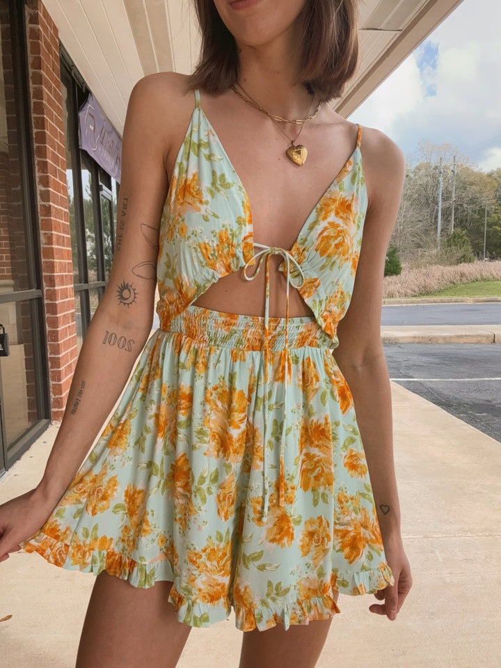 Lauren Floral Romper