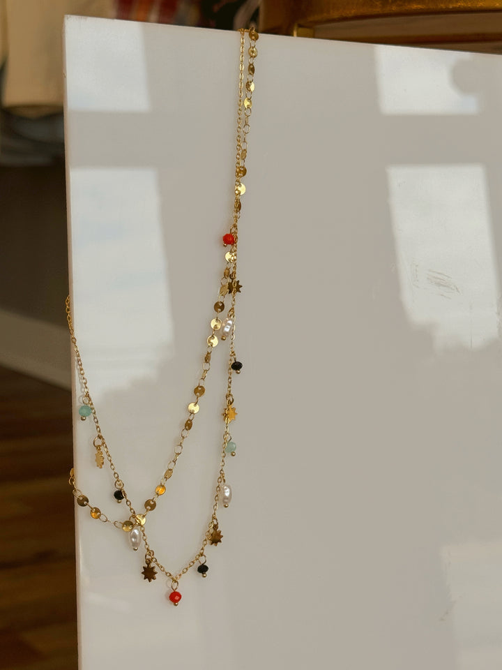 18K SEEDBEAD NECKLACE