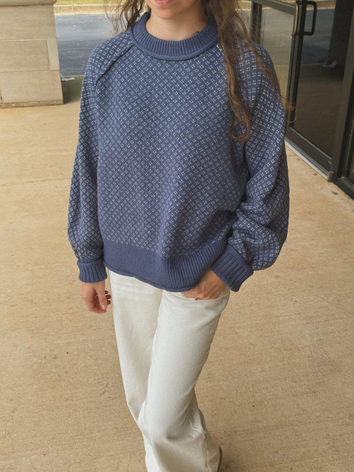 Tinslie Mock Neck Sweater