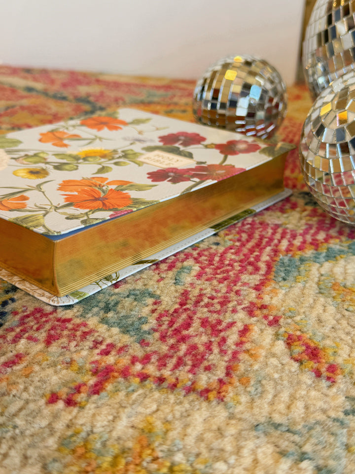 NIV Artisan Collection Bible Leathersoft Blue Floral