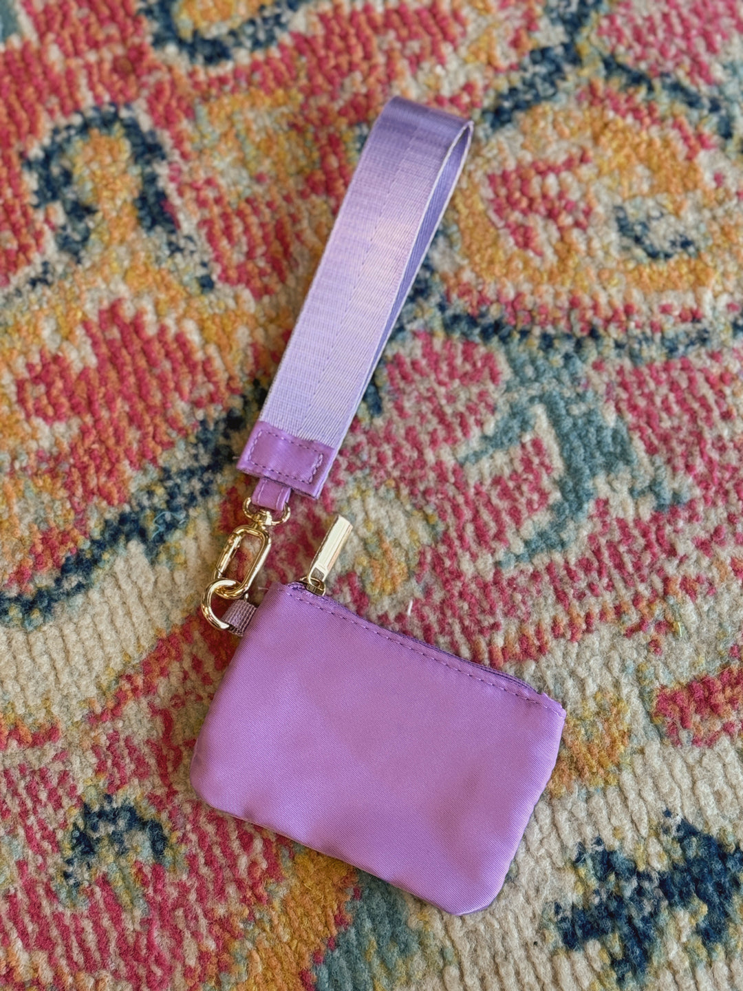 Poppy Wristlet Keychain Wallet