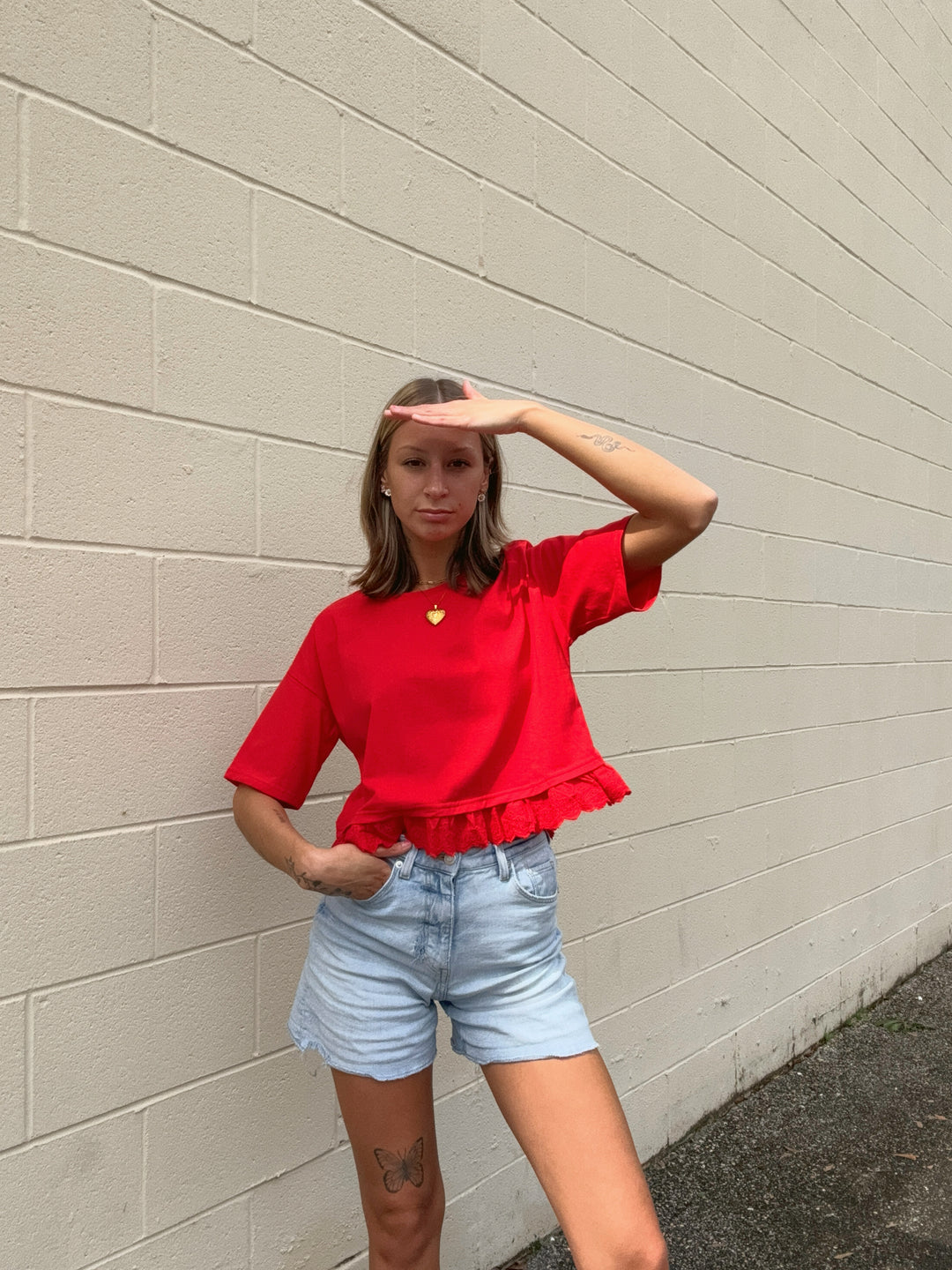 Lilly Eyelet Top