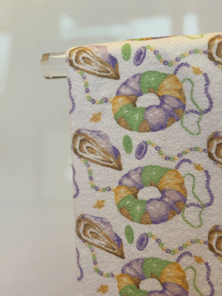 King Cake Love Kitchen Towel