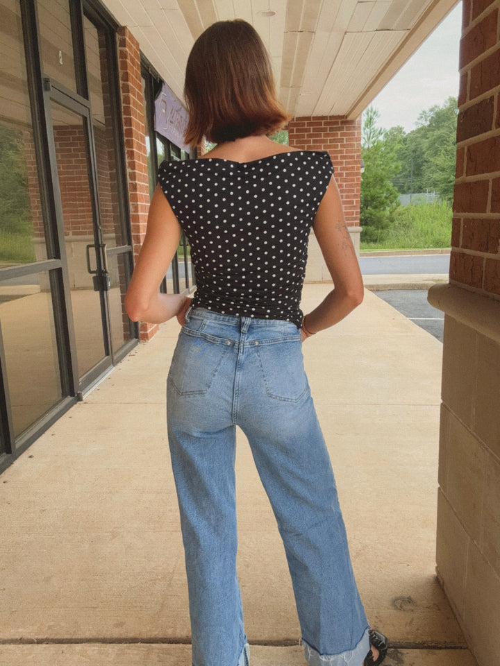 Winnie Polka Dot Top