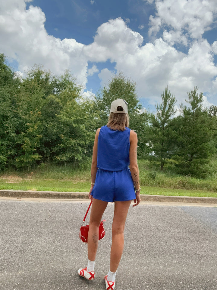 Kailee Terry Knit Tennis Skort Set