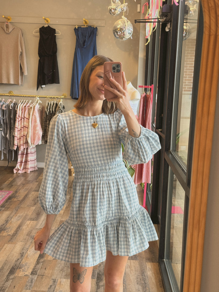 Gabriella Gingham Garden Dress