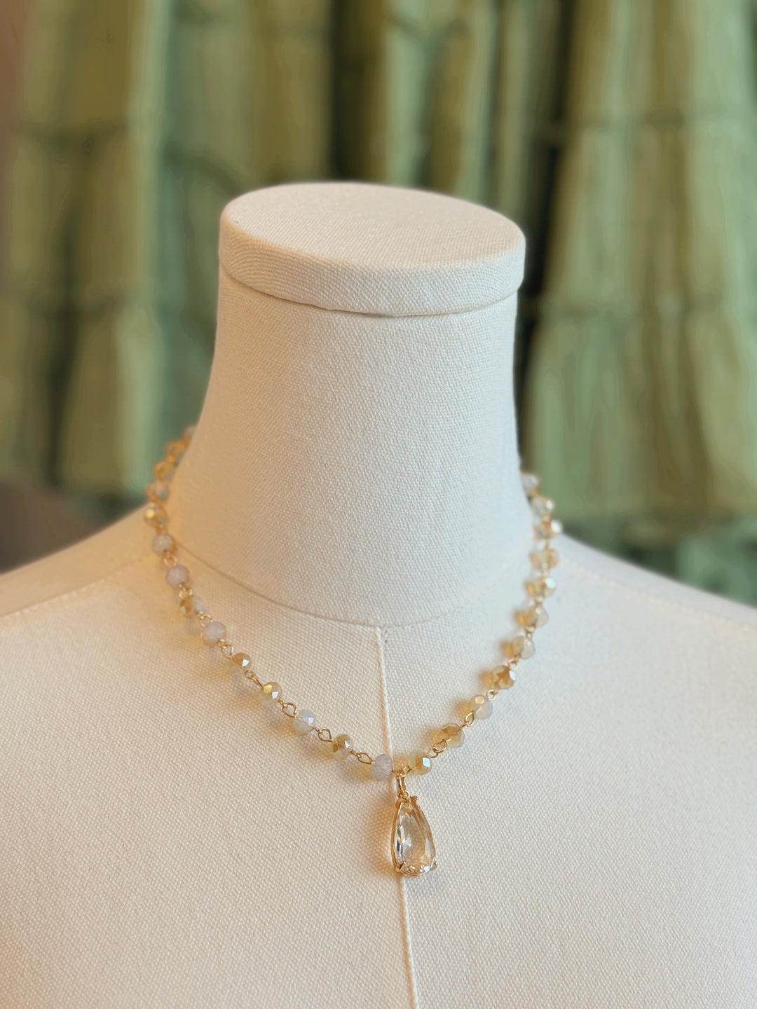 Glamour Day Beaded Necklace