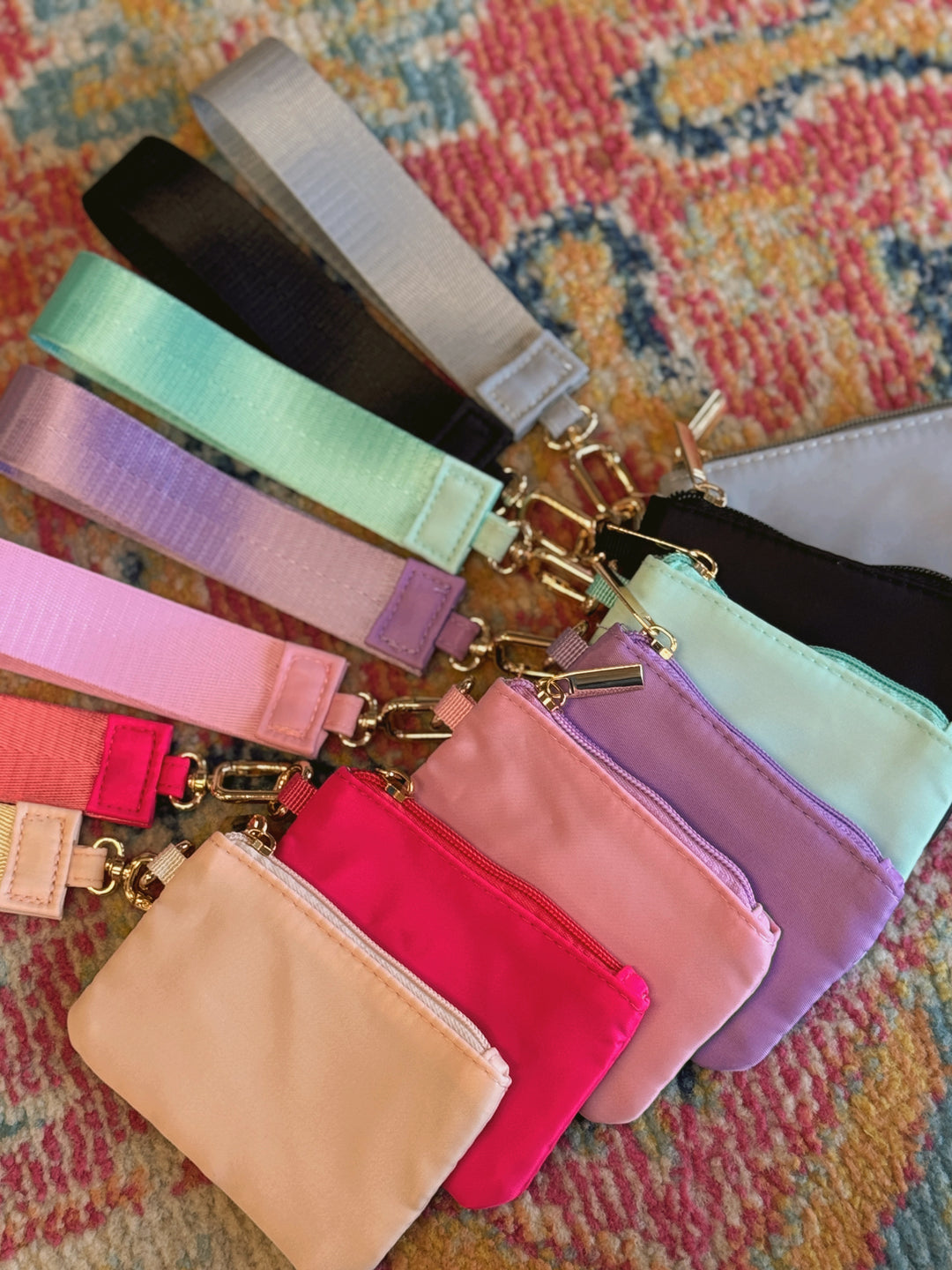 Poppy Wristlet Keychain Wallet