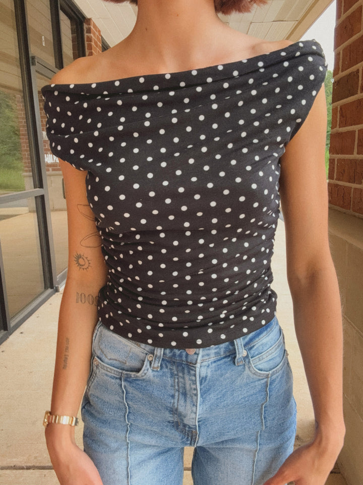 Winnie Polka Dot Top