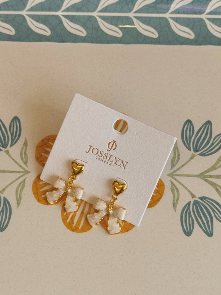 Drop Bow Earrings