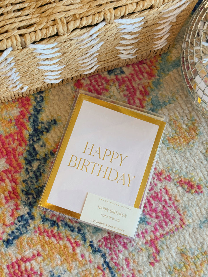 Assorted Happy Birthday Boxed Card Set - Greeting Cards