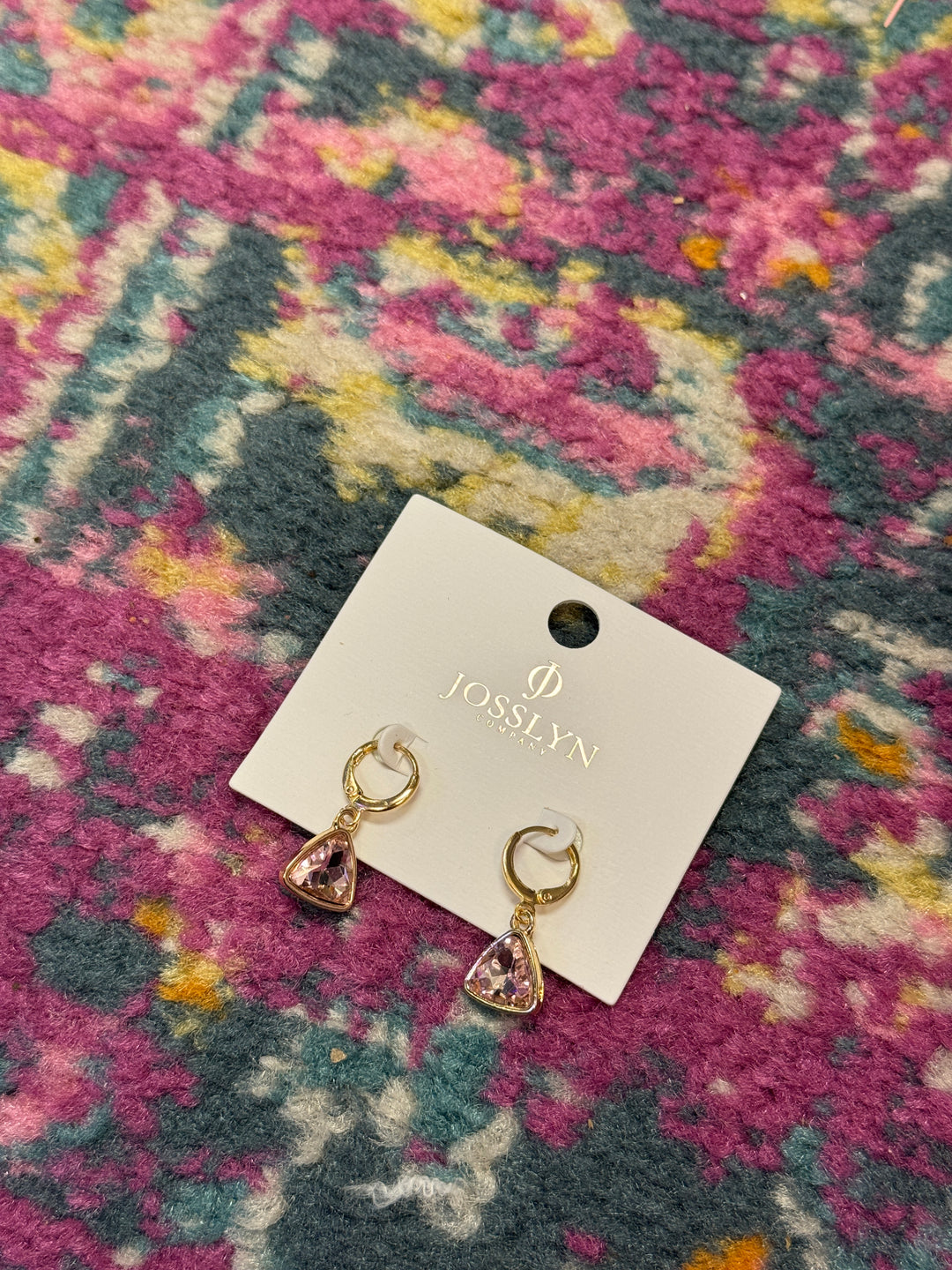 PINK MINI HOOP EARRINGS