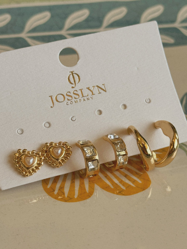 Simple & Elegant Earring Trio