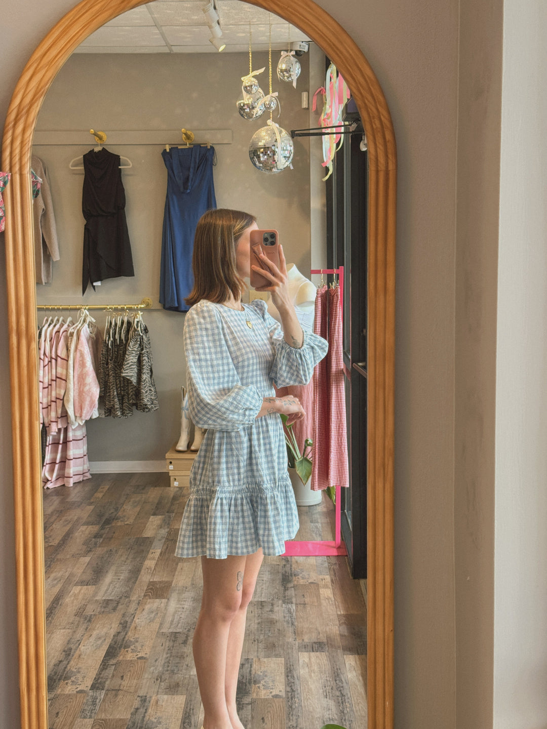 Gabriella Gingham Garden Dress