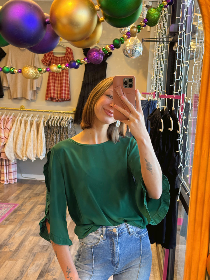 Jazmin Quarter Sleeve Blouse