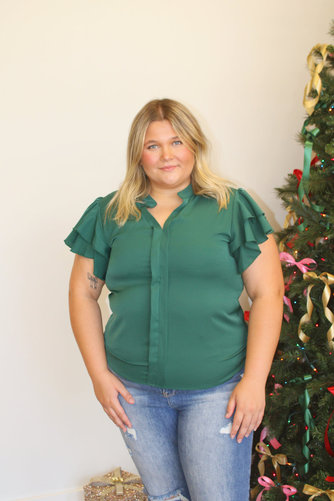 Valerie V Neck Blouse