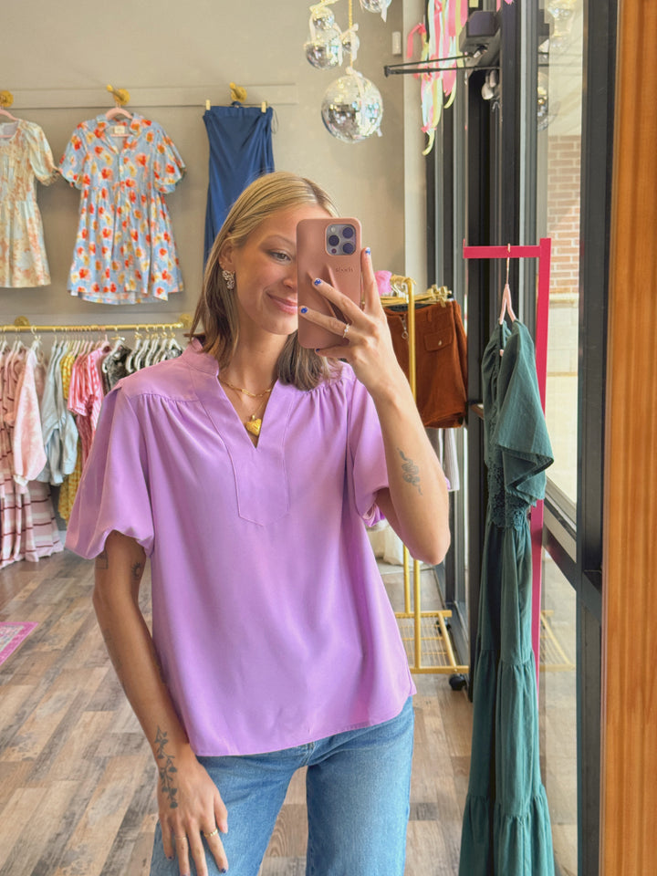 Carrie V Neck Blouse