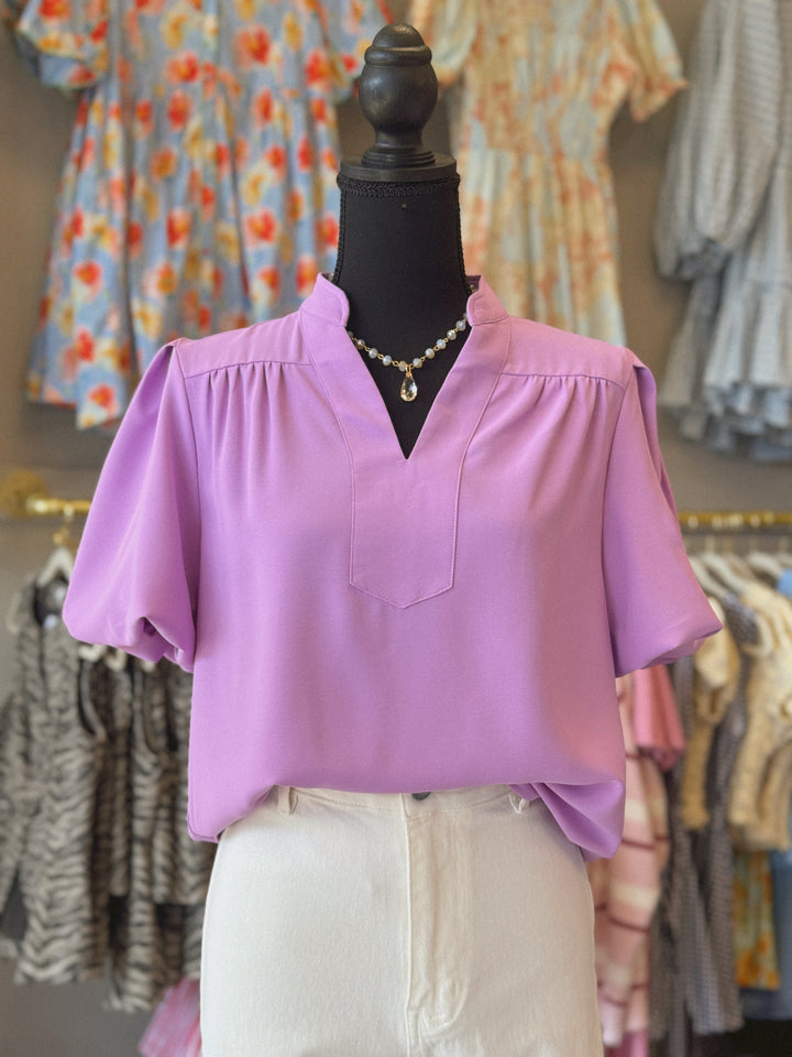 Carrie V Neck Blouse