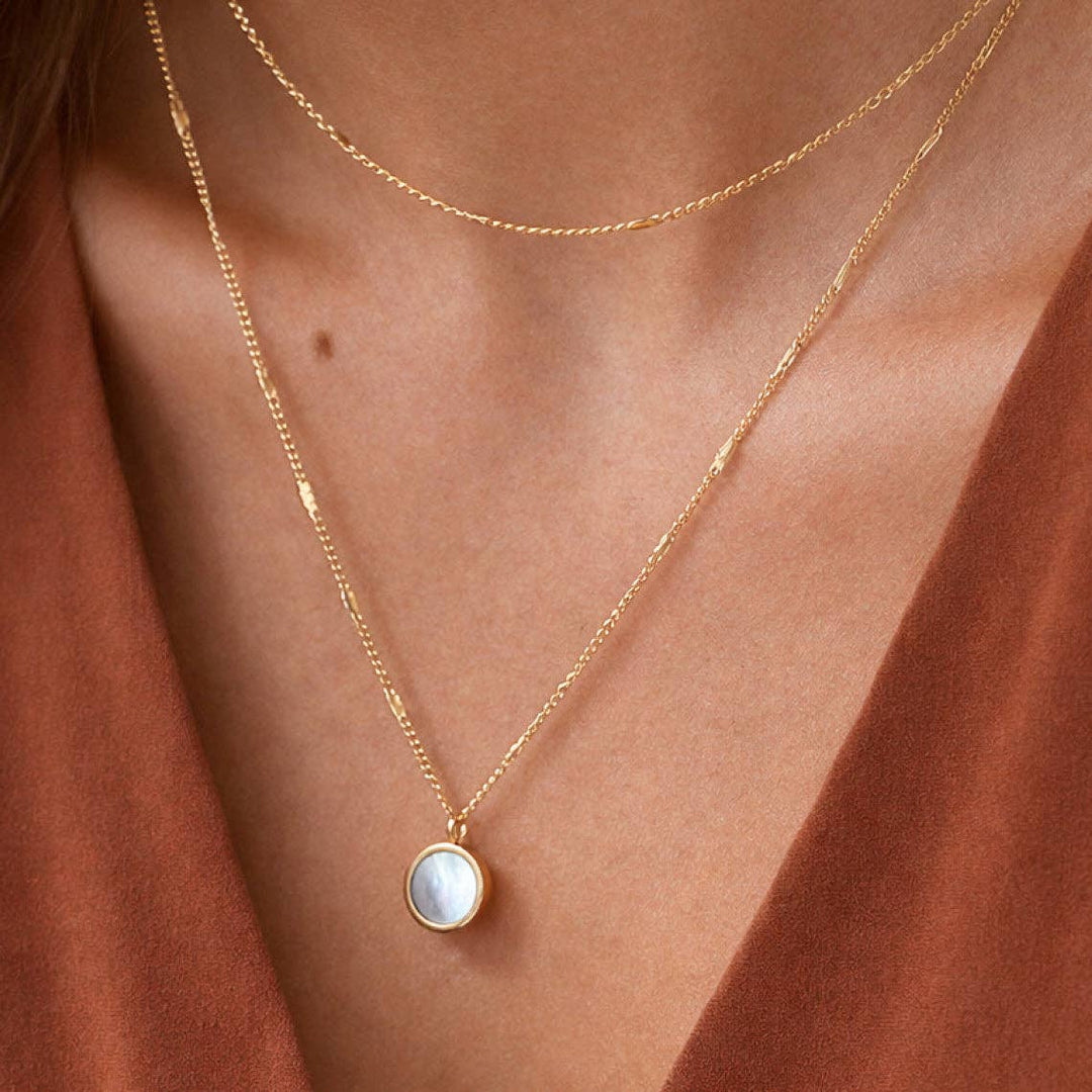18K Gold Plated Pendent Chain Necklace