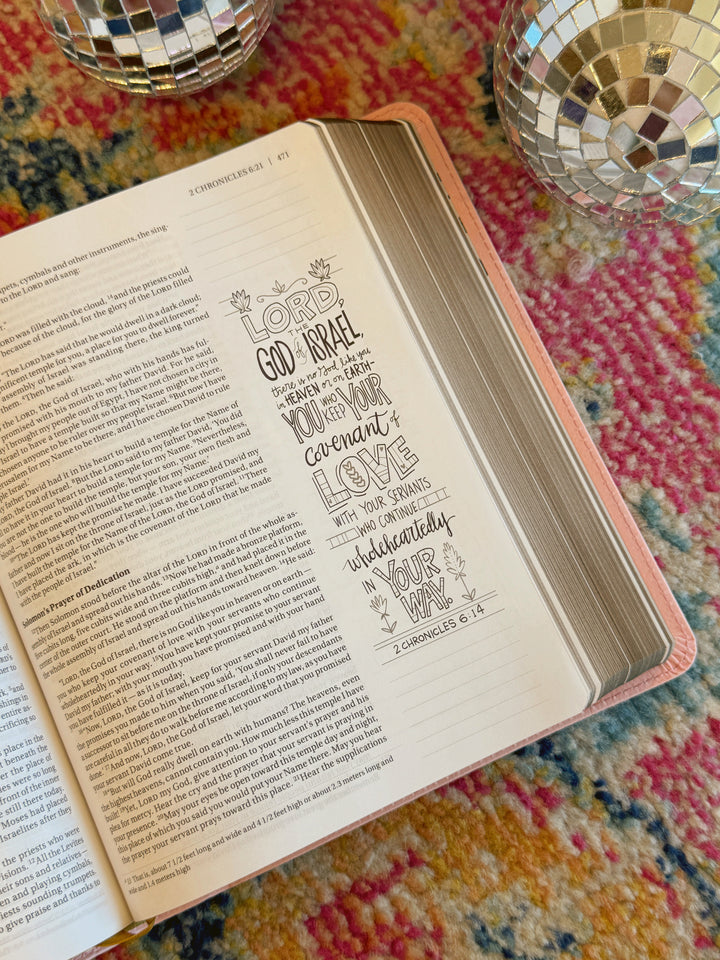 NIV Beautiful Word Coloring Bible, Leathersoft, Pink