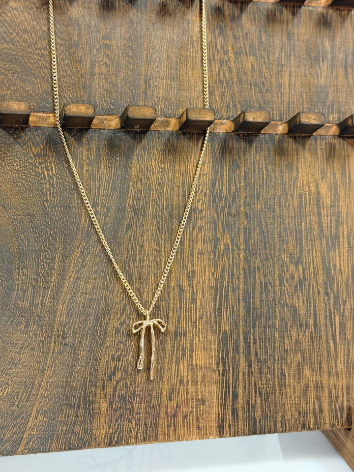 BOW RIBBON NECKLACE