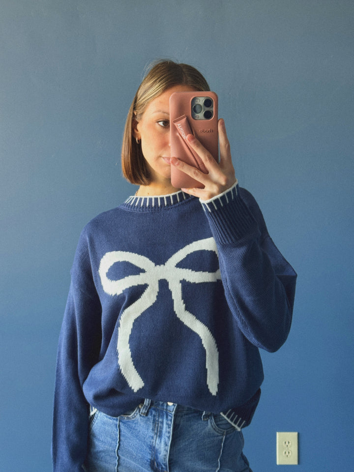 Jamie Bow Sweater
