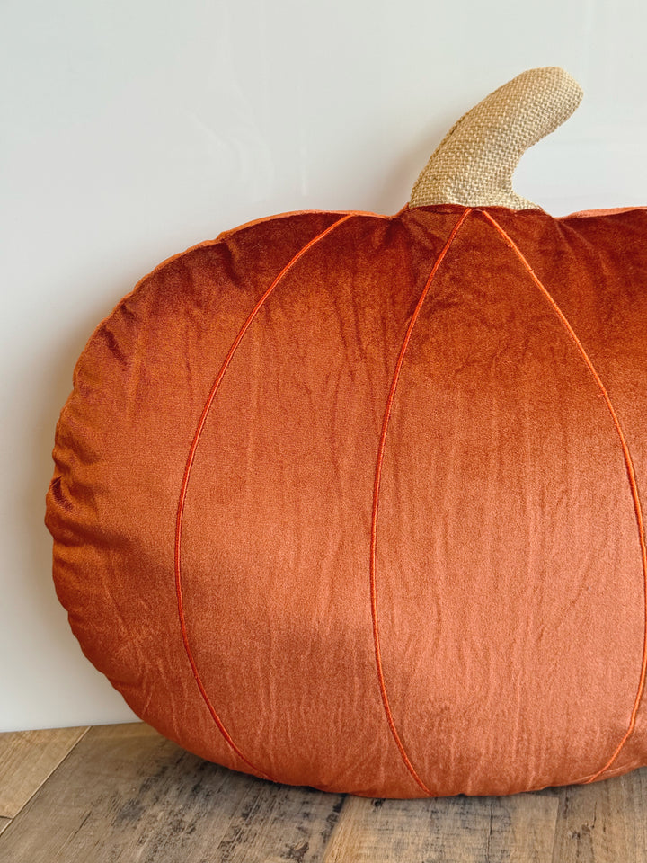 Velvet Pumpkin Pillow